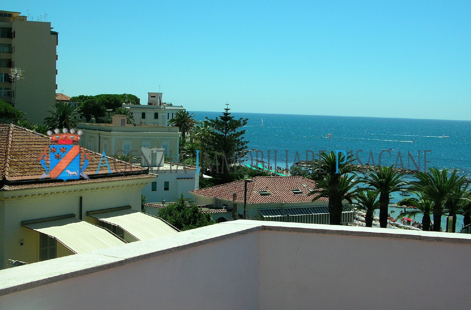 Vista sulla spiaggia della 