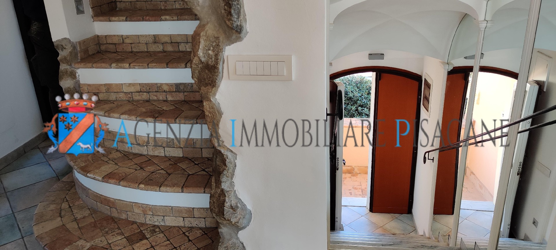 Ingresso e scala interna - Agenzia Immobiliare & Architettura Pisacane